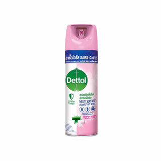 Dettol Disinfectant Spray Sakura Blossom 450ml เดทตอล สเปรย์ทำความสะอาดฆ่าเชื้ออเนกประสงค์ กลิ่นซากุระ 450มล.