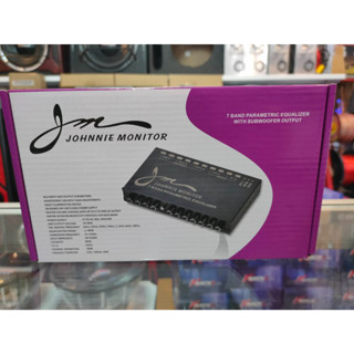 ปรีแอมป์ติดรถยนต์ 7 แบนด์ Johnnie Monitor รุ่น JM-77 แบรนด์ดี ดีไซน์สวยคุณภาพ เป็นที่รู้จักมายาวนาน