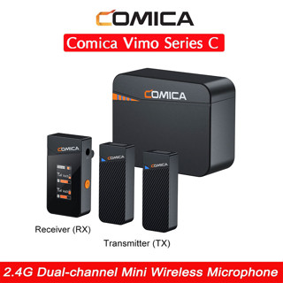 Comica Vimo (C1 C2 C3) 2.4GHz Mini Wireless Microphone สำหรับสมาร์ทโฟน,กล้อง,แล็ปท็อป