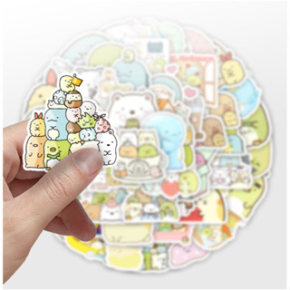 ✨พร้อมส่ง✨ซุมิกโกะ Sumikko Gurashi（すみっコぐらしSTICKER สติกเกอร์กันน้ำรูปแบบที่แตกต่างกัน