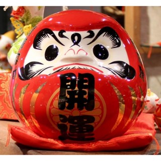 ตุ๊กตา ดารุมะ [Daruma] สูง 9.5 นิ้ว - วัสดุเซรามิค(ของจริงสีสวยมาก)