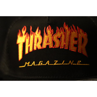 หมวกตาข่าย THRASHER ลายไฟ พร้อมส่งจากไทย