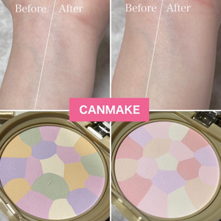 Canmake Marshmallow Finish Powder ~Abloom~ แป้งโปรงแสง 5 เฉดสี SPF19 PA++แป้งโปร่งแสงใช้ปัดหน้าหลังลงรองพื้นจะได้ผิวสวย