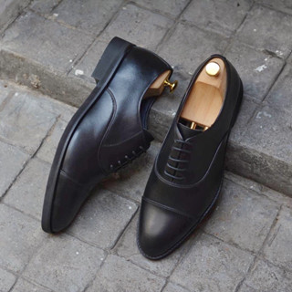 Arcobareno Oxford Cap-Toe Matt Black