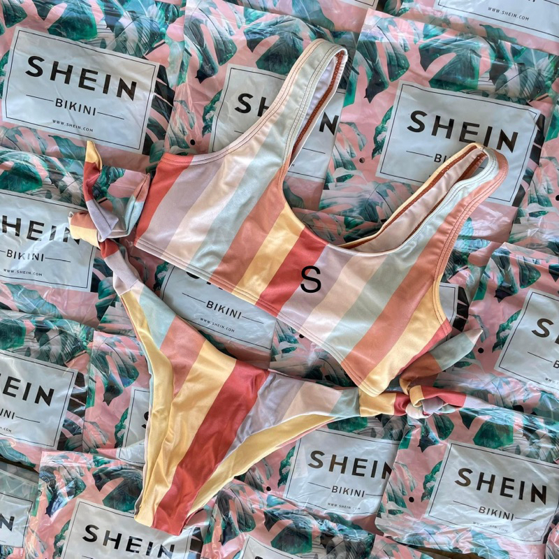 bikini SHEIN. สายฝอ.