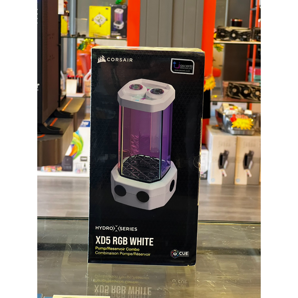 CORSAIR XD5 RGB WHITE PUMP/RESERVOIR COMBO