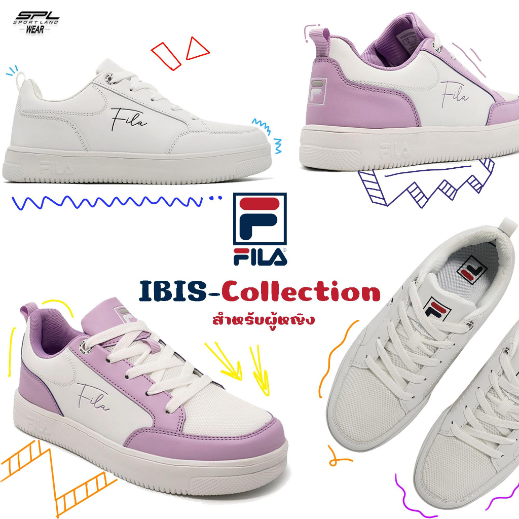 Fila Collection ฟีล่า รองเท้าผ้าใบ รองเท้าลำลอง สำหรับผู้หญิง W IBIS-KS2203SK05 CFKIBIS2201 (1990)