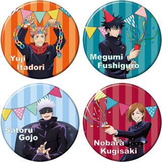 5.7cm★ Jujutsu Kaisen Can Badge Toho 5th Anniversary yuji megumi nobara gojo มหาเวทย์ผนึกมาร เข็มกลัด โนบาระ โกะโจ