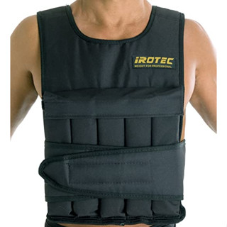 ส่งฟรี IROTEC เสื้อถ่วงน้ำหนัก 10 kg. weighted vest เสื้อกั๊กน้ำหนักแบบปรับได้