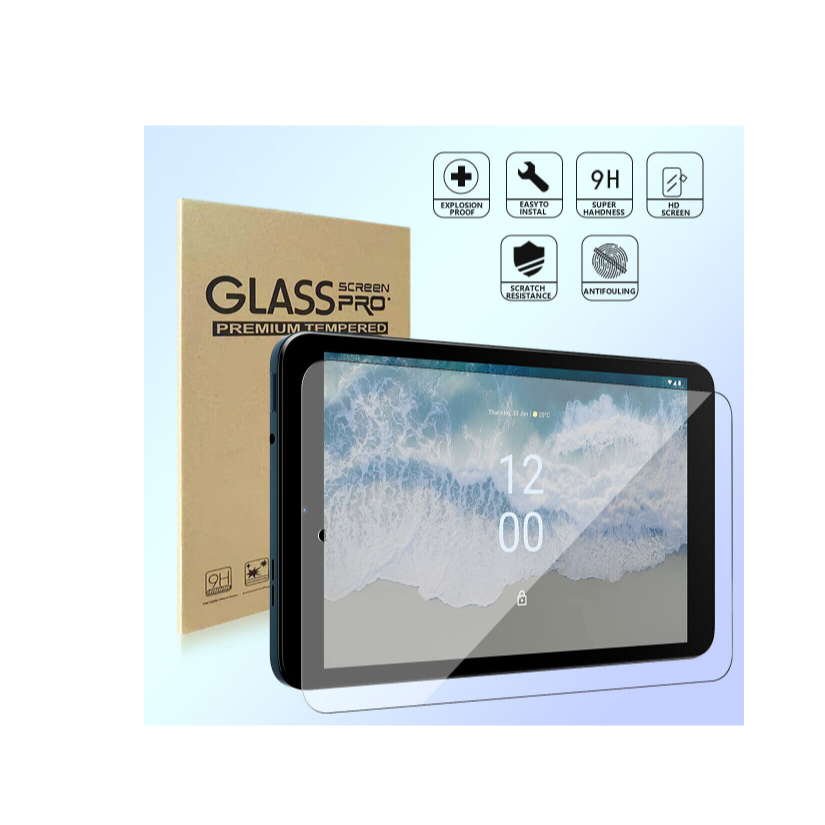 ฟิล์มกระจกนิรภัย เต็มจอ โนเกีย ที10 หน้าจอ 8.0 นิ้ว Tempered Glass Screen For Nokia T10 8.0 (2022)