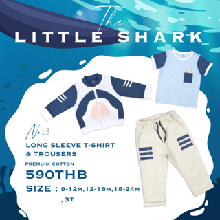 The Little Shark - Long Sleeves &amp; Trousers no.sh3