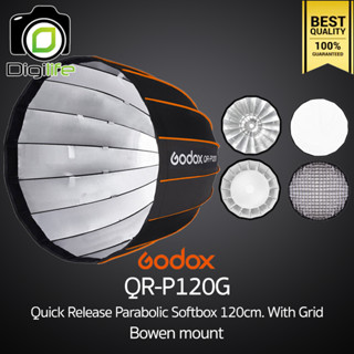 Godox Softbox QR-P120G Quick Release Parabolic Softbox 120cm. - Bowen Mount ( QR-P120 )