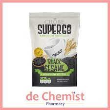 Chobe Supergo โชเบ ซุปเปอร์โก  (Black Sesame) เครื่องดื่มข้าวกล้องสำเร็จรูป (งาดำ)