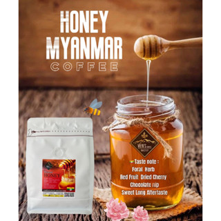 Myanmar Honey 🍯 กาแฟคั่วบดฮันนี่โพเสส เกรดพรีเมียม