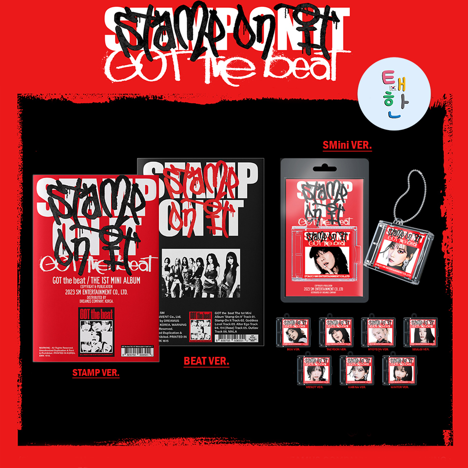 พร้อมส่ง [GOT the beat] อัลบั้ม Stamp On It (1ST mini album) (SMini Ver./ PHOTOBOOK Ver.)