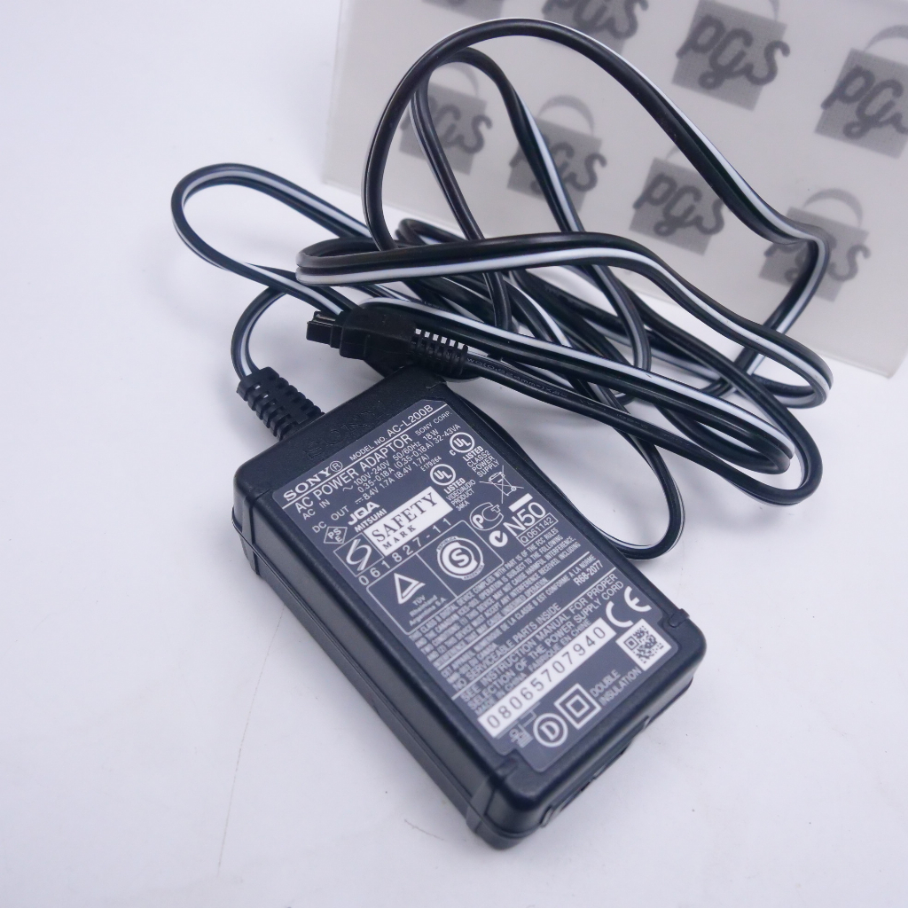 SONY AC-L200 AC L200 sony handycam ac adapter ของแท้ สำหรับกล้องวีดีโอ Sony HANDYCAM มือสอง สภาพดี 1