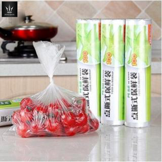 ถุงพลาติก สำหรับใส่ผัก ผลไม้ 20x30cm ถุงถนอมอาหาร ถุงเก็บอาห…