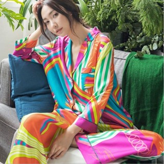 ชุดนอน Summer pajamas(Premium silk satin)