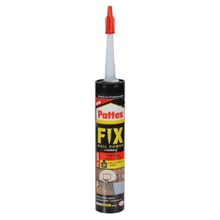 กาวพลังตะปู PATTEX PL600 300 มล. สีน้ำตาล กาวพลังตะปูสูตรเฉพาะ แห้งเร็วภายใน 10 นาที งานเสร็จเร็ว ทนทานทุกสภาพอากาศ