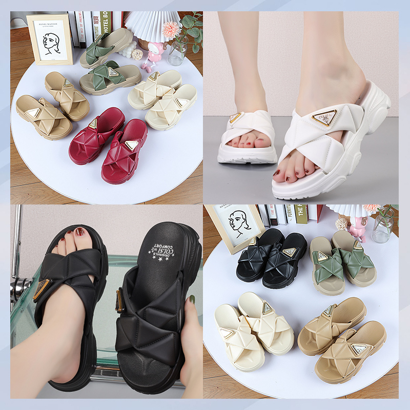GFShop โปรสุดคุ้ม📌 รองเท้าแฟชั่นผู้หญิง รองเท้าแตะแบบสวมลายสุดฮิตมี5สีให้เลือกกันจุกๆ รองเท้าใส่สบายใส่ได้ทุกโอกาส🎉
