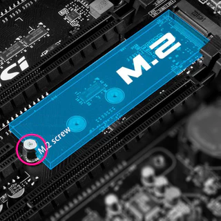 น๊อตM2 มี3รุ่น [ มีของ GIGABYTE / ASUS / MSI ] น็อต ssd nvme screw