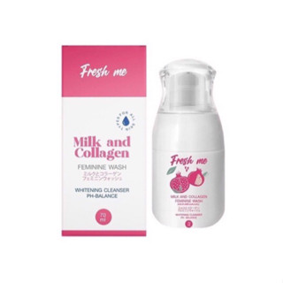 FRESH ME ล้างหอยหอม ล้างหอยทับทิม 70 ml Fresh me ผลิตภัณฑ์ดูแลจุดซ่อนเร้น พร้อมบำรุงน้องสาว