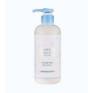 Etude House Petit Bijou Cotton Snow Body Wash 300ml ครีมอาบน้ำสูตรอ่อนโยน เพื่อผิวแพ้ง่าย