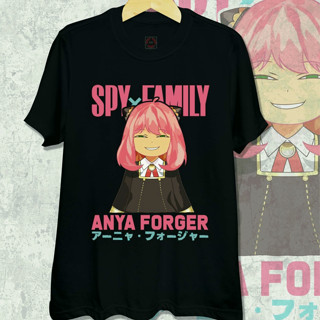 เสื้อยืดอนิเมะ Spy x Family -Anya Forger ยิ้มเยาะ ลายเสื้ออนิเมะที่ห้ามพลาด เสื้อยืดผ้าฝ้ายพิมพ์ลาย