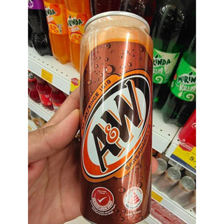 A&amp;W เอ แอนด์ ดับบลิว น้ำอัดลม กลิ่นรูทเบียร์ 325 มล. 6 กระป๋อง