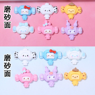 ส่งจากไทย☁️ RS300 ᵕ̈  เรซิ่น การ์ตูน Candy สำหรับตกแต่งโทรศัพท์ กระจก เคสยาดม Jibbitz shoes Charm 3D [แพค 6ชิ้น]