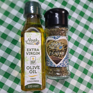 Zaatar ตรา and Olive oil 100 ml NOAH GOURMET Halal