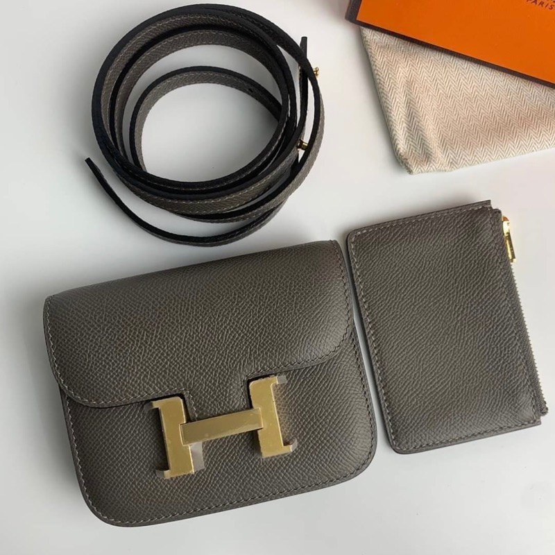 Hot Constance Slim Bag Retrofit Single-Shoulder Diagonal Liner With Cowhide  Material Wallet Transformation Diagonal Bag strap