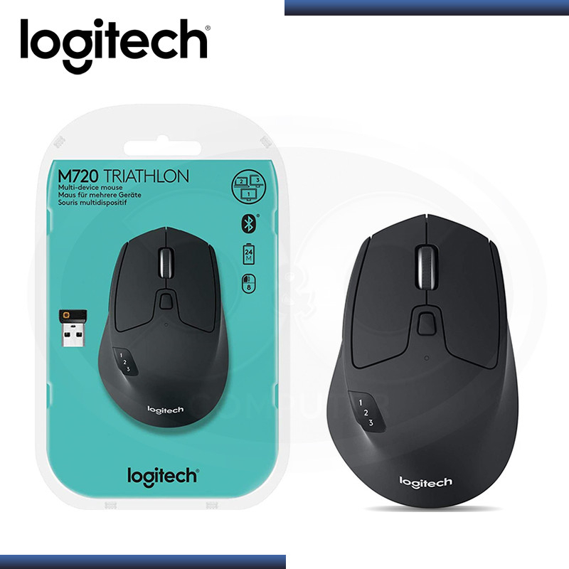 ⚡️เมาส์ไร้สาย⚡️ LOGITECH M720 Triathlon Multi-Device Wireless Mouse Warranty 1 - y