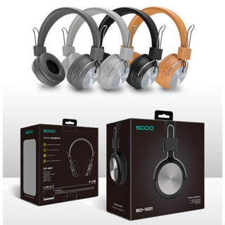 SODO SD-1001 Bluetooth Stereo Headphone Extra BASS หูฟังบลูทูธ หูฟังไร้สาย