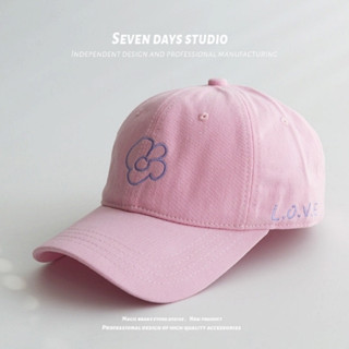 หมวกแก๊ป_ลายดอกไม้ หมวกแฟชั่น Cap Hat