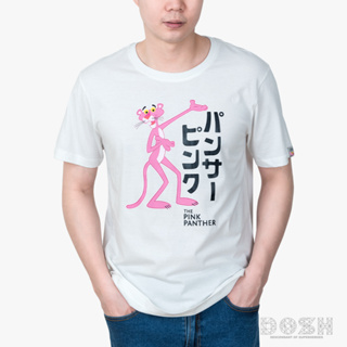 DOSH UNISEX T-SHIRTS PINK PANTHER เสื้อยืดคอกลม แขนสั้น ผู้ชาย-ผู้หญิง 9DPPMT5008-OW