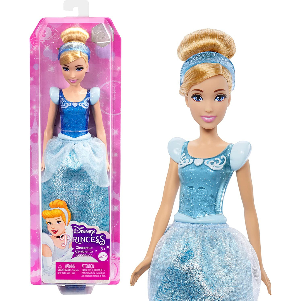 Disney Princess Cinderella ตุ๊กตาเจ้าหญิงดิสนีย์ ซินเดอเรลล่า ลิขสิทธิ์แท้ HLW06