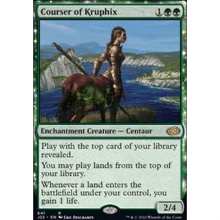 Courser of Kruphix การ์ด Magic The Gathering ของแท้จากชุด Jumpstart 2022