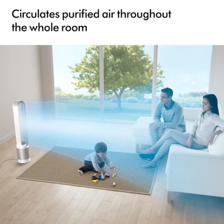 Dyson Pure Cool ™ Air Purifier Fan TP00 (White/Silver) เครื่องฟอกอากาศ ไดสัน สีขาว
