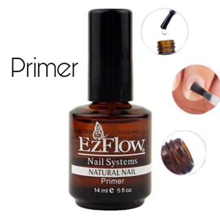 Primer Ezflow  ไพเมอร์ น้ำยากันเชื้อรา  ไล่ความชื้น กันเชื้อรา น้ำยาปรับสภาพหน้าเล็บ  ขนาด 14 ml.🌸พร้อมส่ง🌸