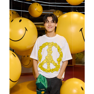 Absolute Siam Store x Smiley - Smiley Peace T-shirt White