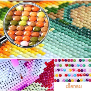 ครอสติสเพชร 5D Diamond Painting ภาพติดเพชรเม็ดกลม/เม็ดเหลี่ยม รูปยาว ตกแต่งบ้าน DIY หลายขนาด