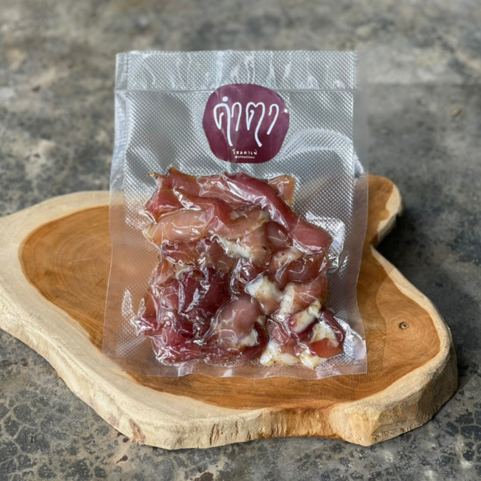 หมูแดดเดัยว หมูเส้น ขนาด 100 กรัม