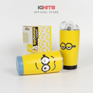 [พร้อมส่ง] IGNITE แก้วเก็บอุณหภูมิ ร้อน เย็น มินเนี่ยน Minions Stainless Tumbler Jorge, Dave ลิขสิทธิ์แท้ 100%