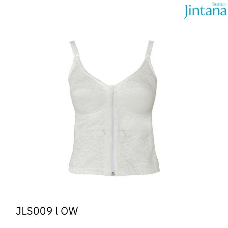 Jintana เสื้อชั้นในกระชับสัดส่วน รุ่น Safty bra รหัส JLS009 สีขาว เสื้อในเต็มตัว กระชับ เก็บเนื้อส่วนเกิน