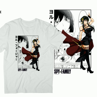 Spy X Family เสื้ออนิเมะ ชุดเสื้อ FROST TEE ทรงคล้ายโปโลผู้ชายและผู้หญิง