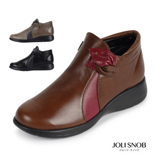 JOLI SNOB | Boots รองเท้าบูท 「 หนังแท้ 」ใส่สบาย Winter collection Made in Japan | SR-LU1820