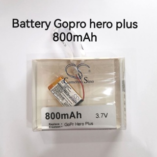 Battery Gopro hero plus 800mAh for HWBL1, CHDHA301PR-062334 Hero+ พร้อมส่ง