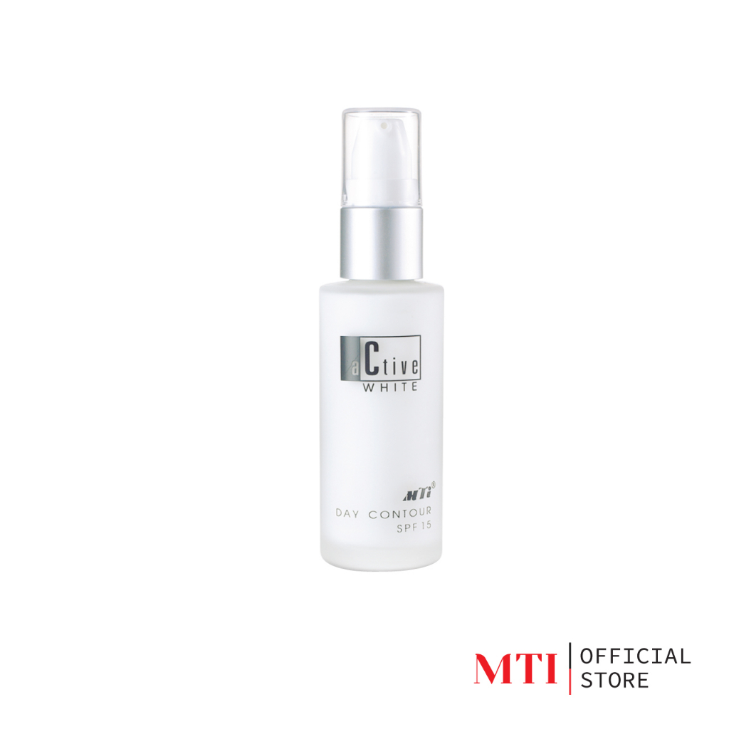 MTI Active White ครีมบำรุงผิวหน้า สูตรกลางวัน SPF15 เนื้อนุ่ม ไม่เหนียวเหนะหนะ ขนาด 30 มล. (MNDA2)