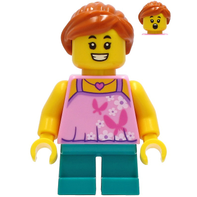 [ Minifigures ] มินิฟิก Lego - Tourist Girl : Creator Town (twn408) ราคา/ชิ้น